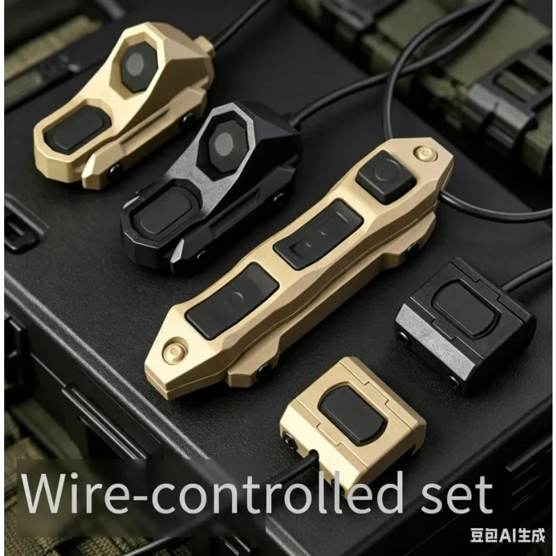 Dual/Triple Tactical Remote Switch for OGL PEQ-15, 2.5mm SF Plug for M600 M300 Flashlight, 20mm Rail Hobby Accessory
Dual/Triple Tactical Remote Switch for OGL PEQ-15, 2.5mm SF Plug for M600 M300 Flashlight, 20mm Rail Hobby Accessory