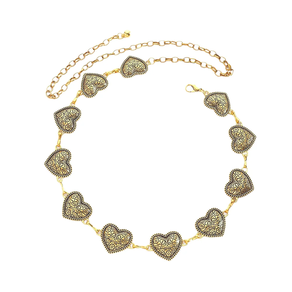 Пояс-цепочка в форме сердца, металлический ретро-крючок-цепочка, роскошный пояс для женщин и девочек, золотистые, серебристые пояса, аксессуары для платья, женские ремни
Пояс-цепочка в форме сердца, металлический ретро-крючок-цепочка, роскошный пояс для женщин и девочек, золотистые, серебристые пояса, аксессуары для платья, женские ремни