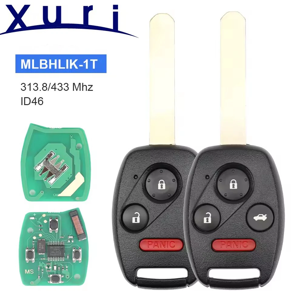 Xuri Car Remote Key ID46 Chip for Honda HLIK-1T Accord Element Pilot CR-V HR-V Fit City Jazz Odyssey Fleed 313.8/433MHz
Xuri Car Remote Key ID46 Chip for Honda HLIK-1T Accord Element Pilot CR-V HR-V Fit City Jazz Odyssey Fleed 313.8/433MHz