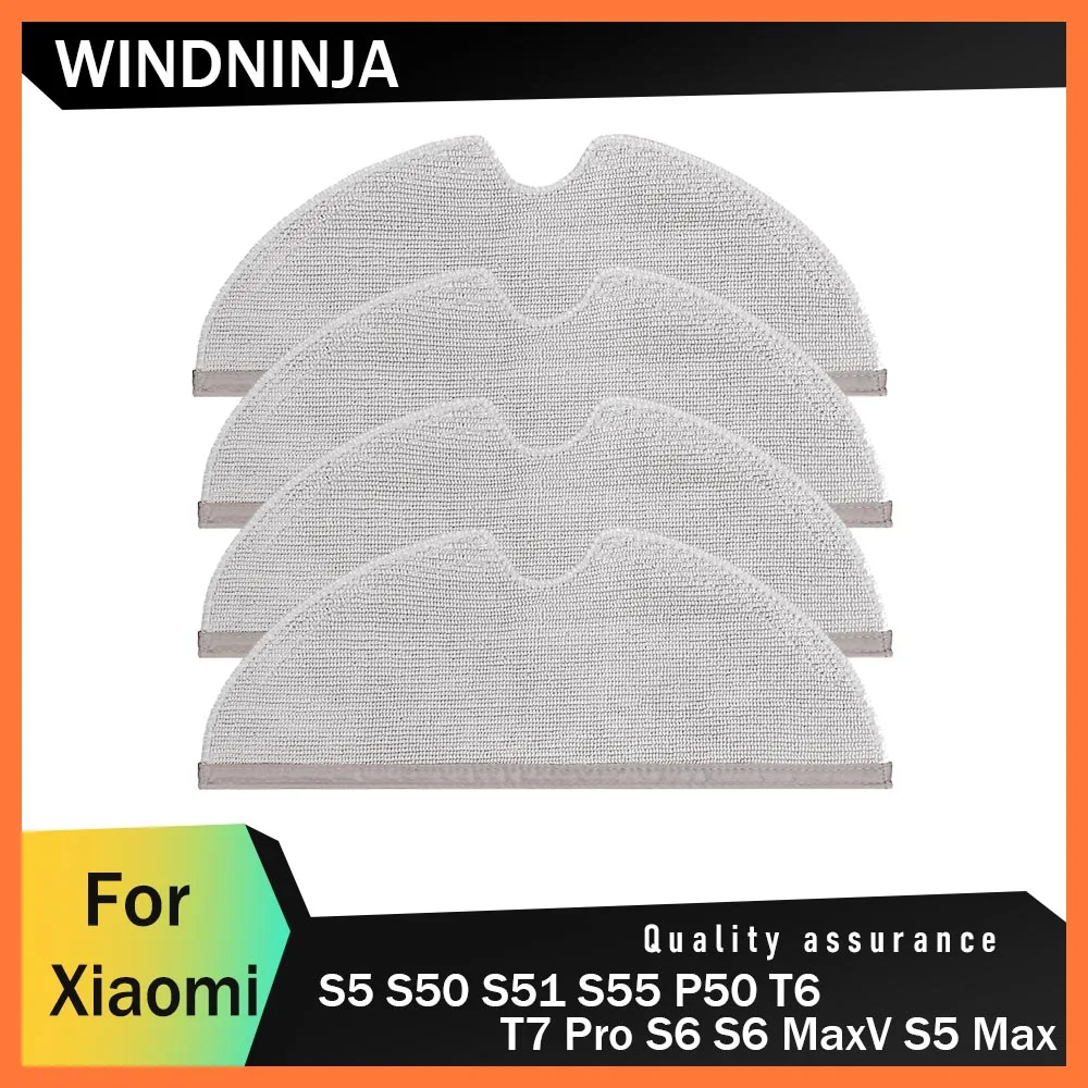 Microfiber Mopping Cloths for Xiaomi Roborock S5 S50 S51 S55 P50 T6 T7Pro S6 S6MaxV S5Max Vacuum Cleaner For Household Cleaning
Microfiber Mopping Cloths for Xiaomi Roborock S5 S50 S51 S55 P50 T6 T7Pro S6 S6MaxV S5Max Vacuum Cleaner For Household Cleaning