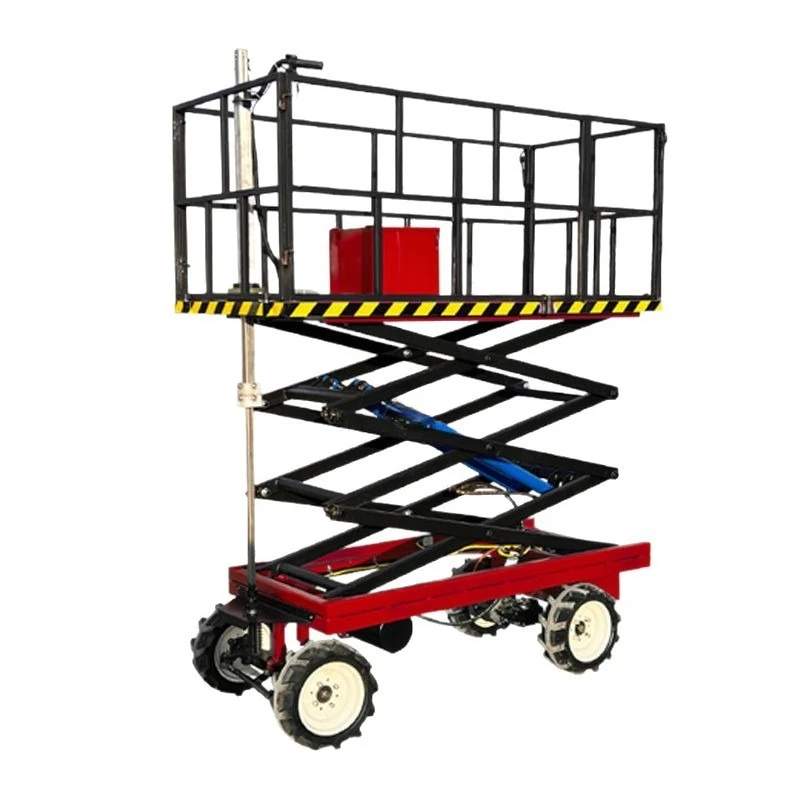 Small electric four-wheel lift truck scissor lift platform mobile lift table breeding inspection
Small electric four-wheel lift truck scissor lift platform mobile lift table breeding inspection