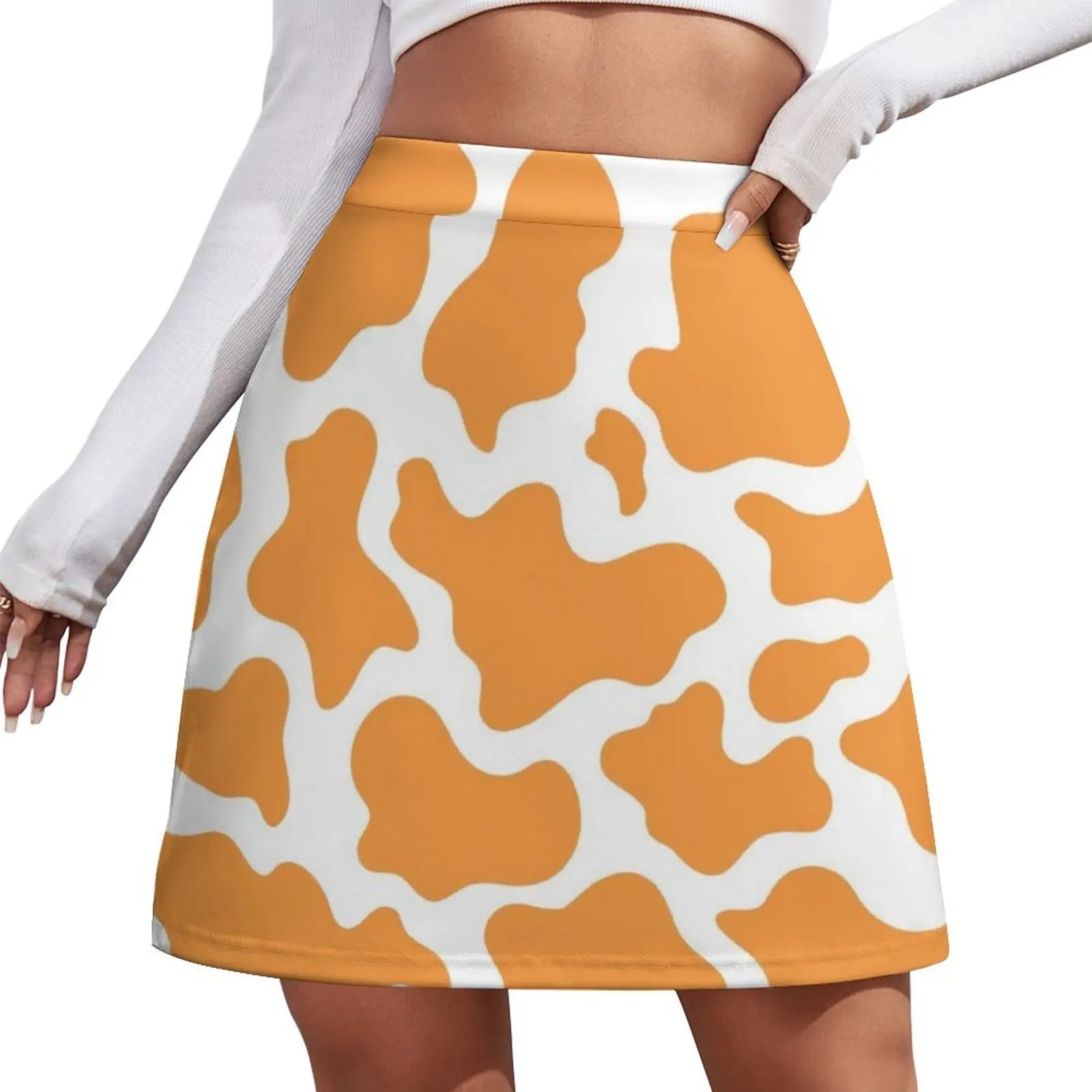Orange Cow Print Mini Skirt women's clothing summer 2025 novelties Women's clothing Women's summer skirt skirt sets Mini
Orange Cow Print Mini Skirt women's clothing summer 2025 novelties Women's clothing Women's summer skirt skirt sets Mini