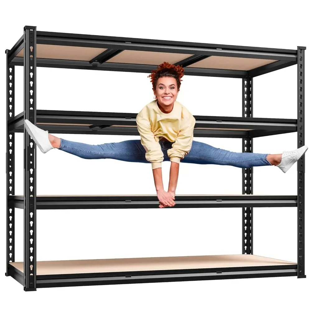 48" W Garage Shelving Heavy Duty, 2000LBS Storage Shelves, 4 Tier Adjustable Metal Shelves for Garage Shelving, Customized
48" W Garage Shelving Heavy Duty, 2000LBS Storage Shelves, 4 Tier Adjustable Metal Shelves for Garage Shelving, Customized