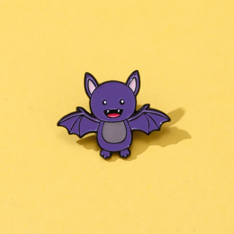 New Cartoon Purple Bat Brooch Fashion Enamel Glaze Alloy Badge Pin for Diy Clothes Bags Shoes Hat Scarf T-shirt Jeans Decoration
New Cartoon Purple Bat Brooch Fashion Enamel Glaze Alloy Badge Pin for Diy Clothes Bags Shoes Hat Scarf T-shirt Jeans Decoration