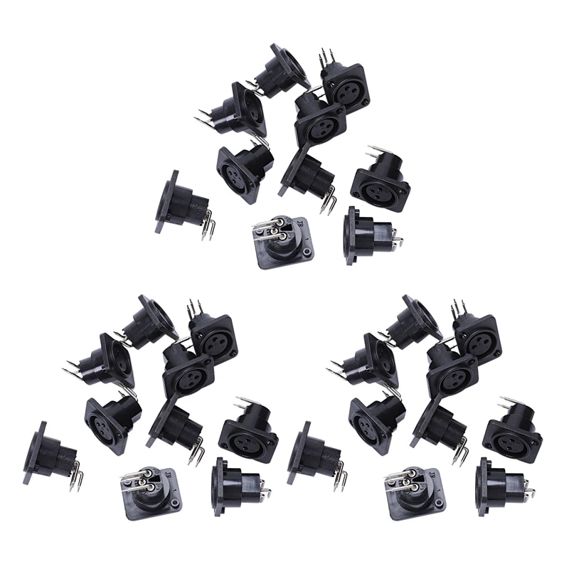 Горячее предложение 30 шт. черный XLR 3Pin гнездовой разъем Панель Крепление Шасси
Горячее предложение 30 шт. черный XLR 3Pin гнездовой разъем Панель Крепление Шасси