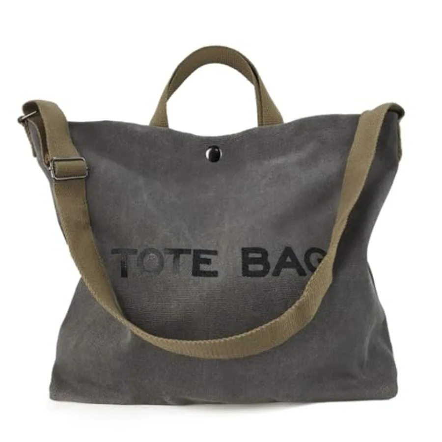 Women Canvas Tote Bag Travel Shoulder Bag Large Capacity Crossbody Top Handle Fashion Handbags
Women Canvas Tote Bag Travel Shoulder Bag Large Capacity Crossbody Top Handle Fashion Handbags