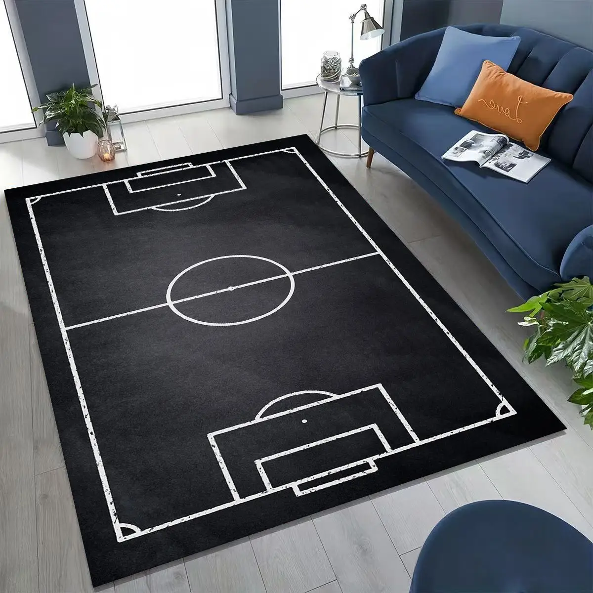 3D Green Black Football Field Stadium Rug for Bedroom Living Room Sofa Home Doormat Decor,Larger Kid Play Non-slip Floor Mat
3D Green Black Football Field Stadium Rug for Bedroom Living Room Sofa Home Doormat Decor,Larger Kid Play Non-slip Floor Mat