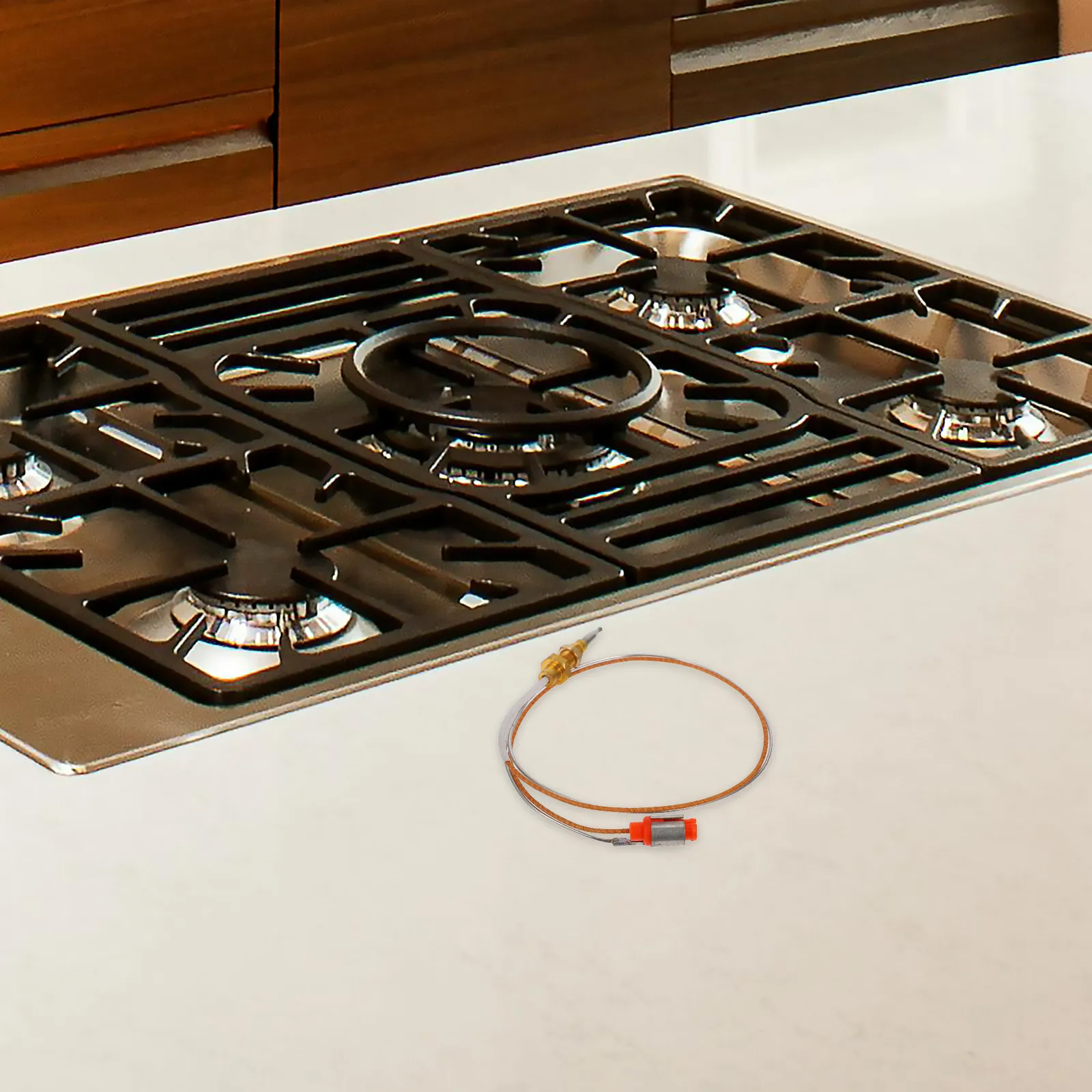 Thermocouple Embedded Stove Ignition Needle 40Cm Wire Clip Safety Flame Failure Device Gas Stove Bbq Grill Fireplace Replacement
Thermocouple Embedded Stove Ignition Needle 40Cm Wire Clip Safety Flame Failure Device Gas Stove Bbq Grill Fireplace Replacement