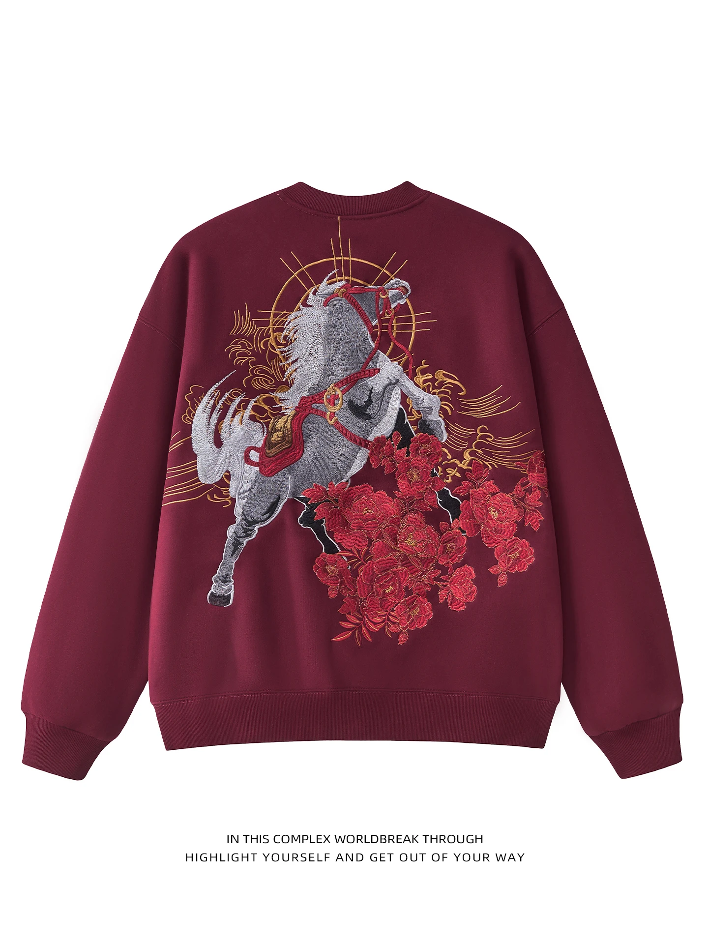 2026 Year of the Embroidered Heavyweight Fleece Hoodie Pure Cotton round Neck Unisex Long Sleeve Warm Chinese Style Swe...
2026 Year of the Embroidered Heavyweight Fleece Hoodie Pure Cotton round Neck Unisex Long Sleeve Warm Chinese Style Swe...