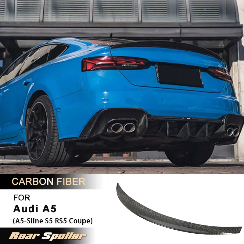 Car Rear Trunk Spoiler Wings for Audi A5 A5-Sline S5 RS5 Coupe 2017-2023 Racing Rear Spoiler Boot Wing Lip Carbon Fiber FRP
Car Rear Trunk Spoiler Wings for Audi A5 A5-Sline S5 RS5 Coupe 2017-2023 Racing Rear Spoiler Boot Wing Lip Carbon Fiber FRP