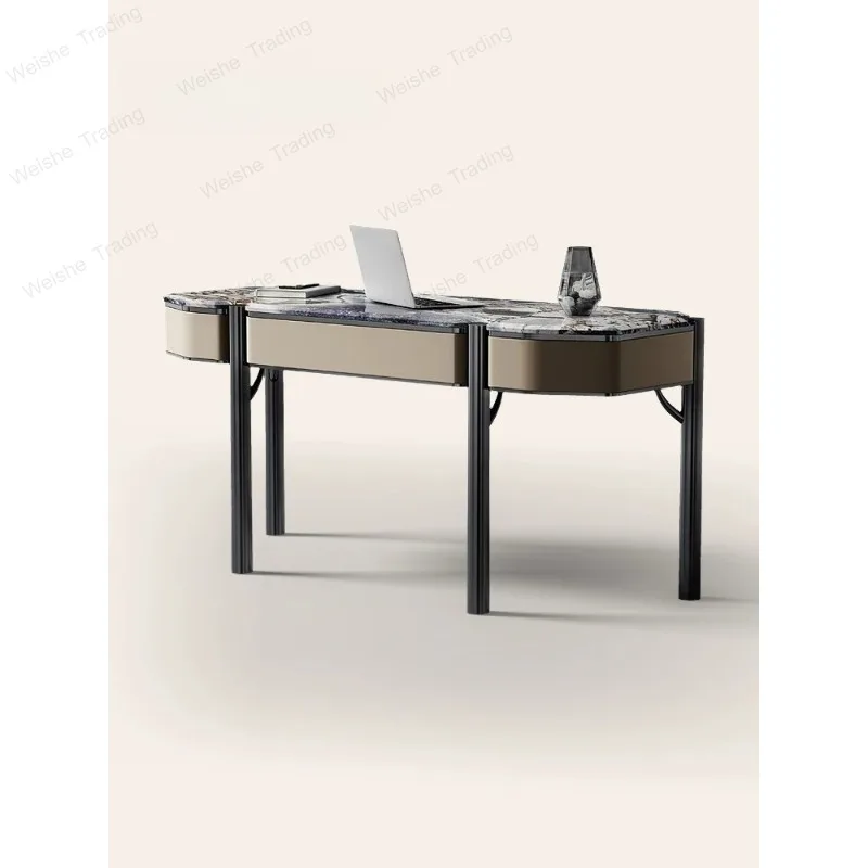 Natural marble desk simple study minimalist computer home desk
Natural marble desk simple study minimalist computer home desk