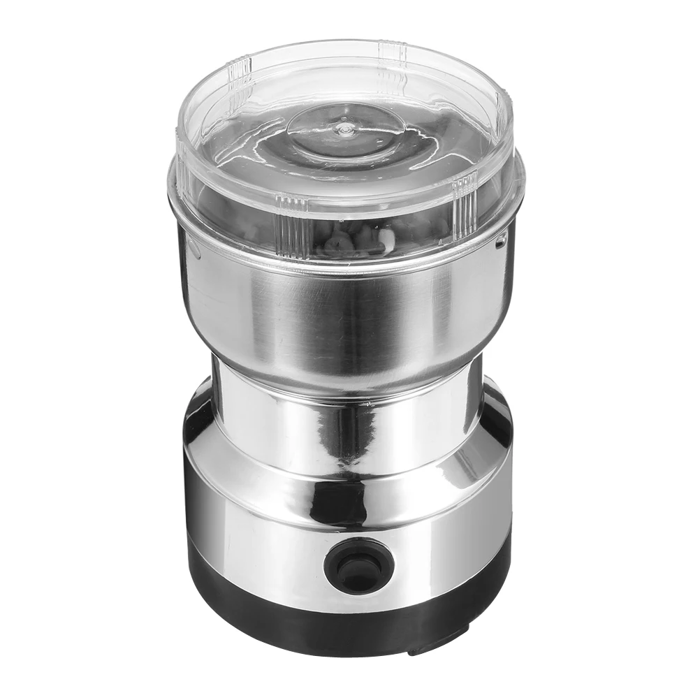 Stainless Bean Grinder Electric Home Use Multi Functional Grain Mill Machine Coffee Manual Kitchen Bar Accessories
Stainless Bean Grinder Electric Home Use Multi Functional Grain Mill Machine Coffee Manual Kitchen Bar Accessories
