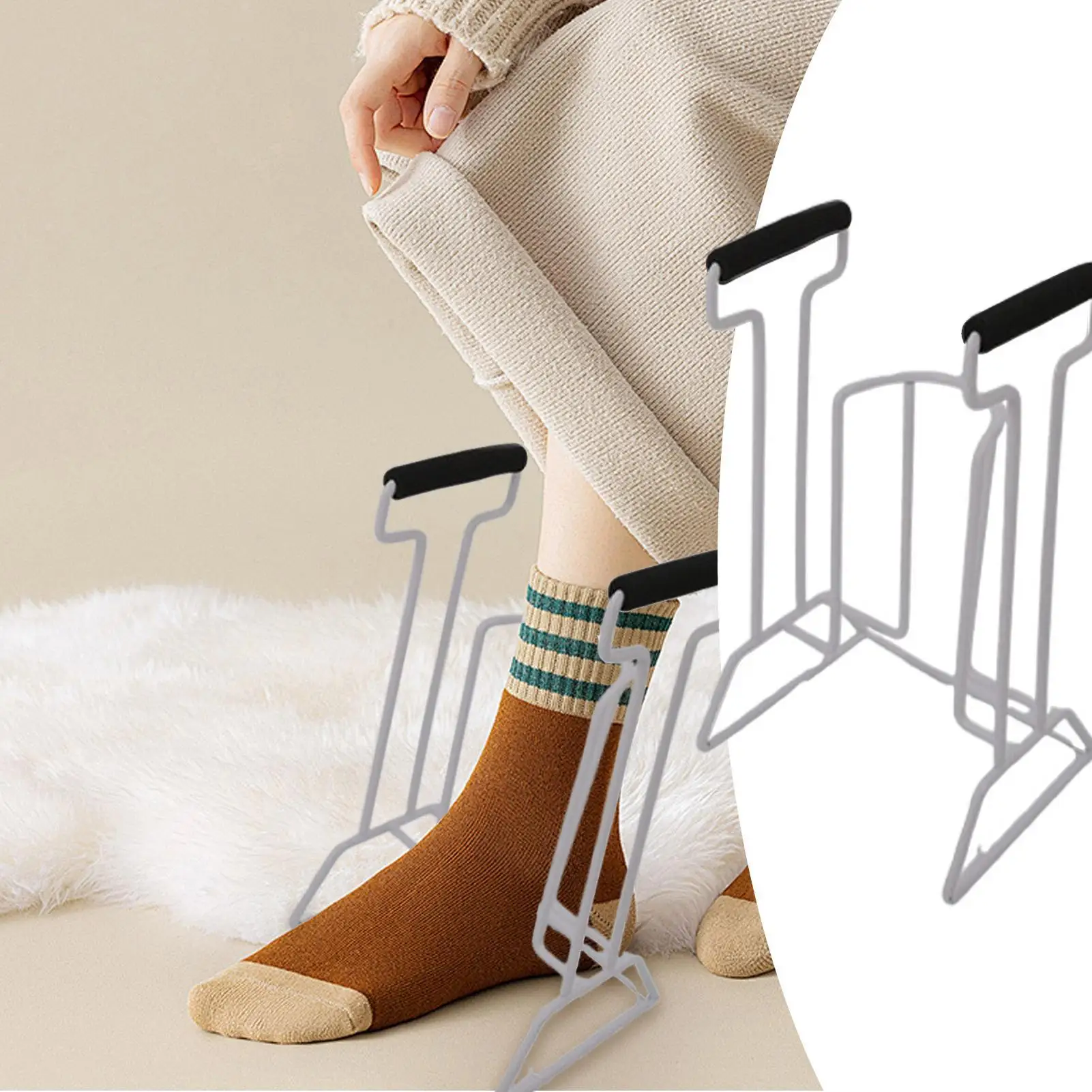 Device To Help Put On Socks Easy Grip Help Putting On Socks Device Sock Aid Anti-Rust Sock Helper Large Size Sock Tool To Put
Device To Help Put On Socks Easy Grip Help Putting On Socks Device Sock Aid Anti-Rust Sock Helper Large Size Sock Tool To Put