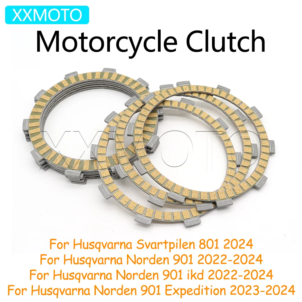 For Husqvarna Svartpilen 801 2024 Husqvarna Norden 901 ikd 901 Expedition 2022-2024 Motorcycle Clutch Plate Friction Disc Kit
For Husqvarna Svartpilen 801 2024 Husqvarna Norden 901 ikd 901 Expedition 2022-2024 Motorcycle Clutch Plate Friction Disc Kit
