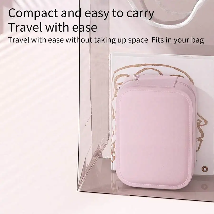 Portable Travel Makeup Case With Lighted Mirror 4 Compartments Waterproof Cosmetic Organizer For Women
Portable Travel Makeup Case With Lighted Mirror 4 Compartments Waterproof Cosmetic Organizer For Women