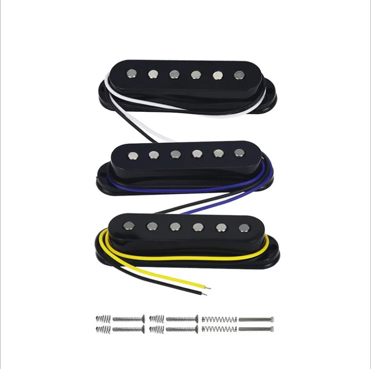 Wholesale High Quality Single Coil Pickup Alnico 5 Non Staggered Flat Polepieces ST Electric Guitar Pickup
Wholesale High Quality Single Coil Pickup Alnico 5 Non Staggered Flat Polepieces ST Electric Guitar Pickup