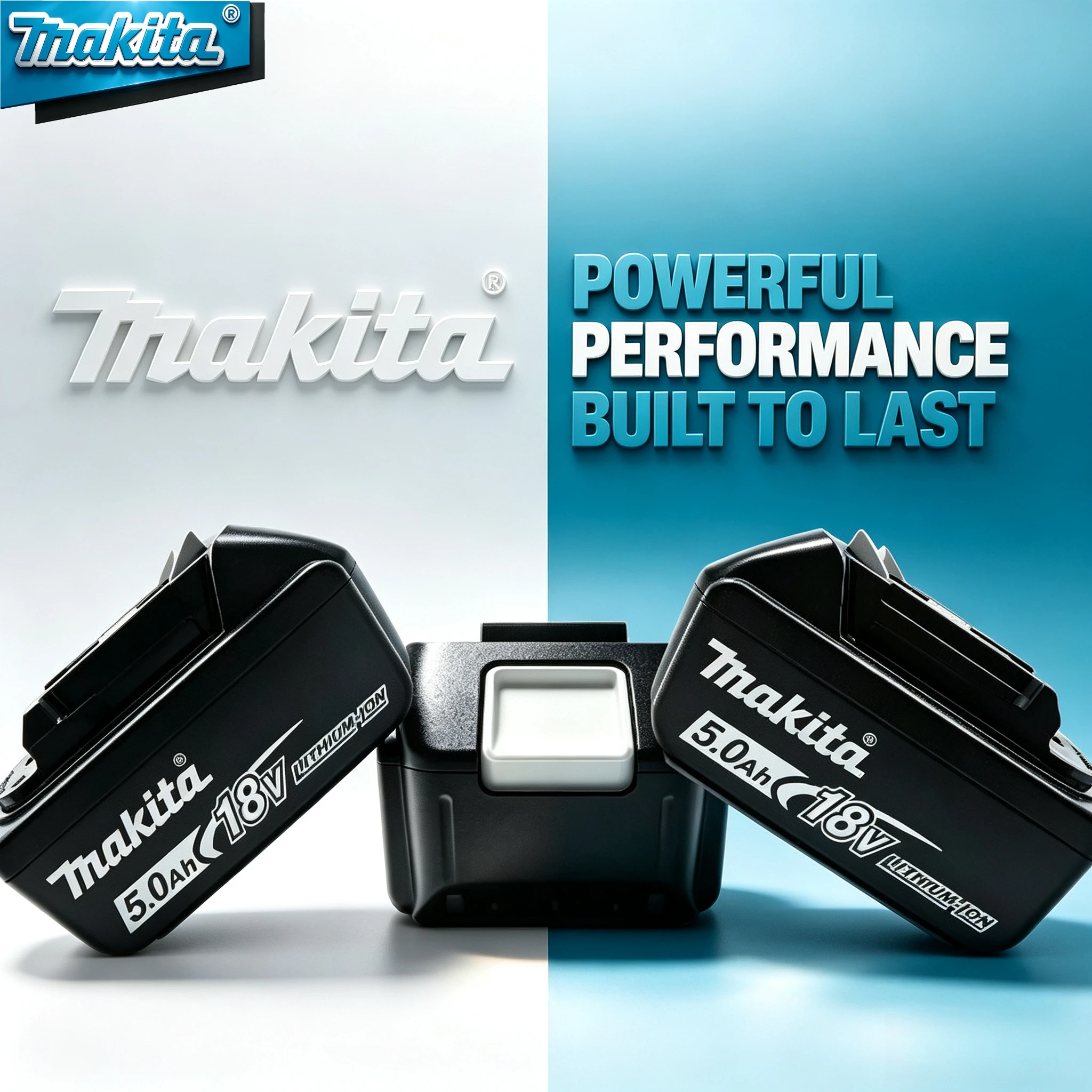 3 PACK Original Makita 18V 5.0Ah 18650 Battery with Built-in Safety System for Makita 18V All LXT Compatible Power Tools
3 PACK Original Makita 18V 5.0Ah 18650 Battery with Built-in Safety System for Makita 18V All LXT Compatible Power Tools