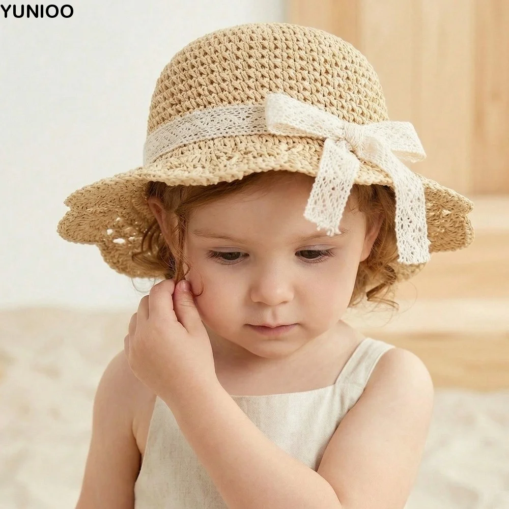 Fashion Cute Kids Hat Lace Trim Straw Woven Panama Hat Wide Brim Collapsible Design Children Straw Cap Outdoor Activities
Fashion Cute Kids Hat Lace Trim Straw Woven Panama Hat Wide Brim Collapsible Design Children Straw Cap Outdoor Activities