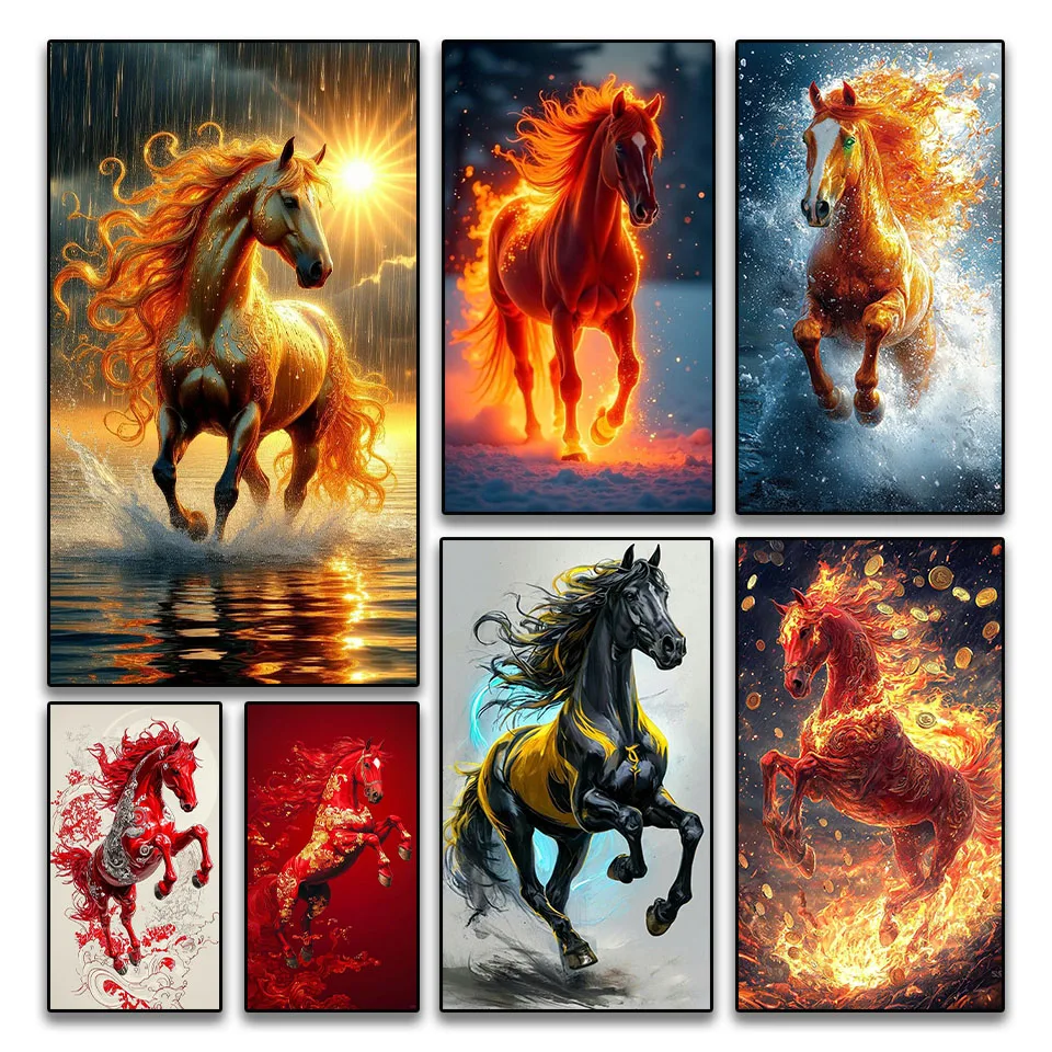 Алмазная картина с лошадью, художественная мозаика, набор для вышивки, 5D DIY, квадратный круглый горный хрусталь, ручная работа, вышивка крестиком, акриловый домашний декор, подарок 
Алмазная картина с лошадью, художественная мозаика, набор для вышивки, 5D DIY, квадратный круглый горный хрусталь, ручная работа, вышивка крестиком, акриловый домашний декор, подарок