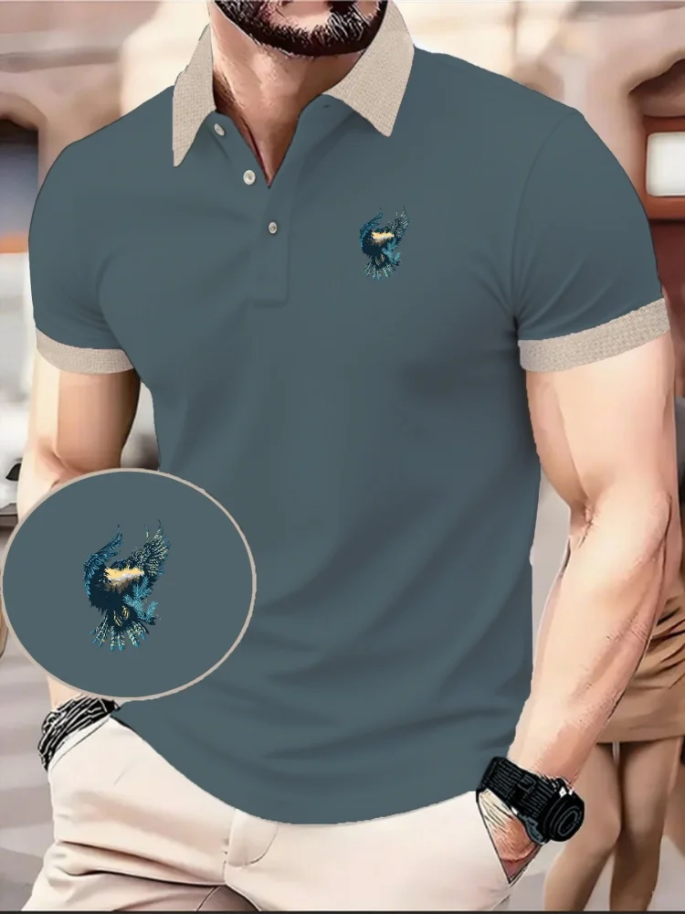 Simple Print Polo Shirt Lapel Short Sleeve Tee Business Polo T-Shirts for Men Fashion New in Tops & Tees Harajuku Street Tops
Simple Print Polo Shirt Lapel Short Sleeve Tee Business Polo T-Shirts for Men Fashion New in Tops & Tees Harajuku Street Tops
