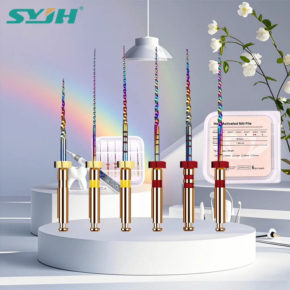 6 шт./кор., стоматологические радужные серии NiTi, роторные термоактивационные файлы, можно изгибать, эндодонтическое лечение, роторный напильник, материалы для стоматолога
6 шт./кор., стоматологические радужные серии NiTi, роторные термоактивационные файлы, можно изгибать, эндодонтическое лечение, роторный напильник, материалы для стоматолога