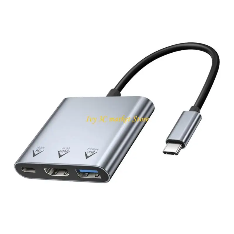 D7YC PD100W Быстрая зарядка USB-концентраторы C Выход HDTV Возможность быстрой передачи данных
D7YC PD100W Быстрая зарядка USB-концентраторы C Выход HDTV Возможность быстрой передачи данных