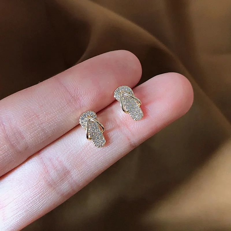 Flip Flop Small Slipper Zircon Light Luxury Customized Stud Earrings for Women Fashion Jewelry Minimalist Accessories Wholesale
Flip Flop Small Slipper Zircon Light Luxury Customized Stud Earrings for Women Fashion Jewelry Minimalist Accessories Wholesale