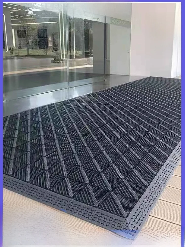 Outdoor Anti-Slip Door Mat Commercial Hotel Entrance Floor Rug Dustproof Carpet Geometric Pattern Simple Design hine Waable
Outdoor Anti-Slip Door Mat Commercial Hotel Entrance Floor Rug Dustproof Carpet Geometric Pattern Simple Design hine Waable