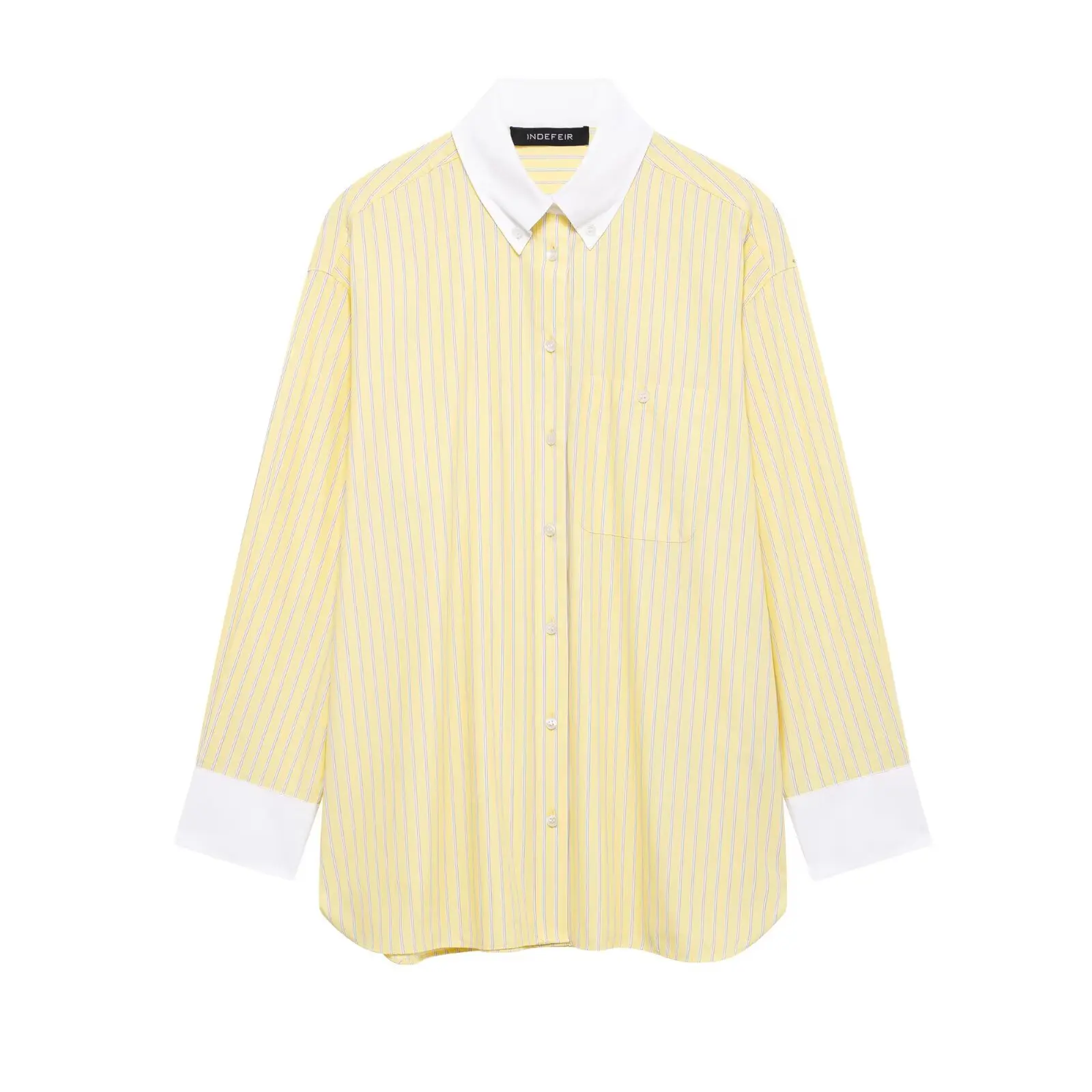 Willshela Women Fashion Yellow Loose Striped Shirt Lapel Collar Long Sleeves Female Chic Mujer Tops Blouse
Willshela Women Fashion Yellow Loose Striped Shirt Lapel Collar Long Sleeves Female Chic Mujer Tops Blouse