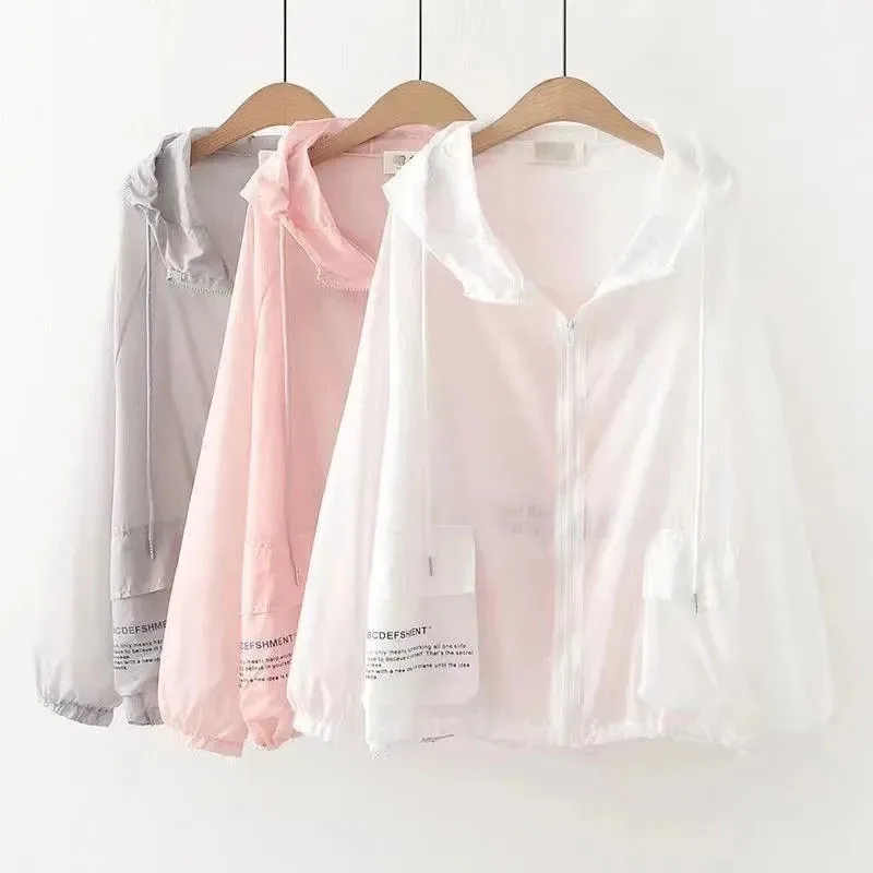 2025 New Sun Protection Clothes Female Summer Fashion Student Thin Long Sleeve Hooded Protect Coat Woman Loose Jacket Tide B1029
2025 New Sun Protection Clothes Female Summer Fashion Student Thin Long Sleeve Hooded Protect Coat Woman Loose Jacket Tide B1029
