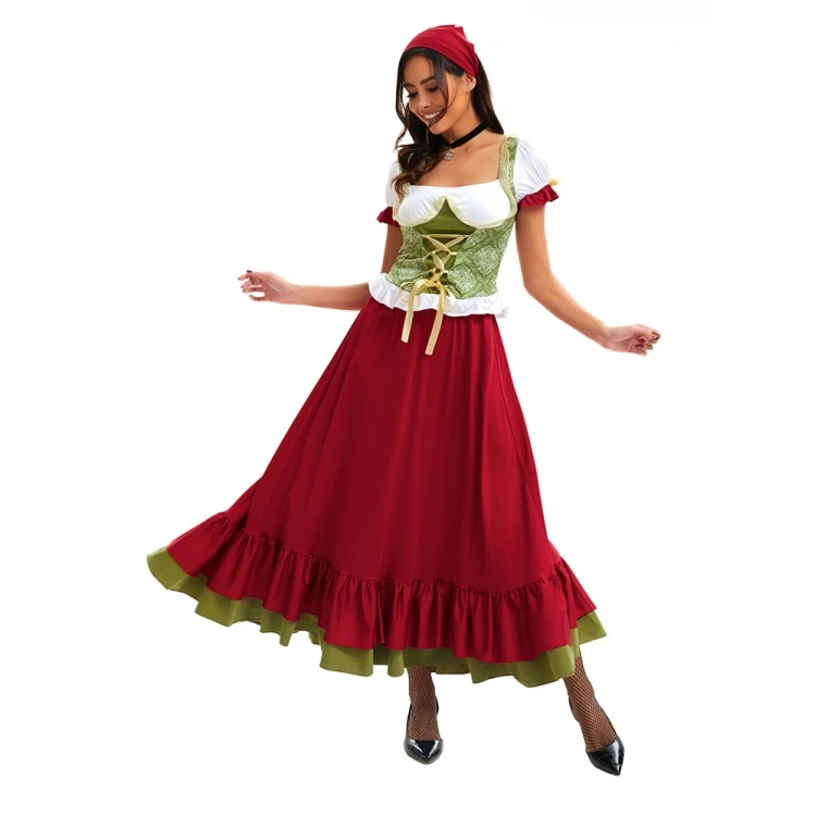 Munich Beer Festival Halloween Costume Women's Workwear Bar Dingdong Uniform Beer Girl Performance Clothes Ladies Fashion
Munich Beer Festival Halloween Costume Women's Workwear Bar Dingdong Uniform Beer Girl Performance Clothes Ladies Fashion