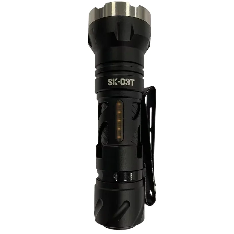 LOOP GEAR SK03T SFT25 EDC Flashlight, High Lumen Long Runtime Torch with Main Light & Side Light, IP68 Waterproof
LOOP GEAR SK03T SFT25 EDC Flashlight, High Lumen Long Runtime Torch with Main Light & Side Light, IP68 Waterproof