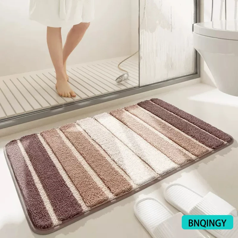 Bathroom Flocked Foot Mat, Water Absorption, Anti Slip, Entry Door, Household, Bedroom, Kitchen, Entrance
Bathroom Flocked Foot Mat, Water Absorption, Anti Slip, Entry Door, Household, Bedroom, Kitchen, Entrance