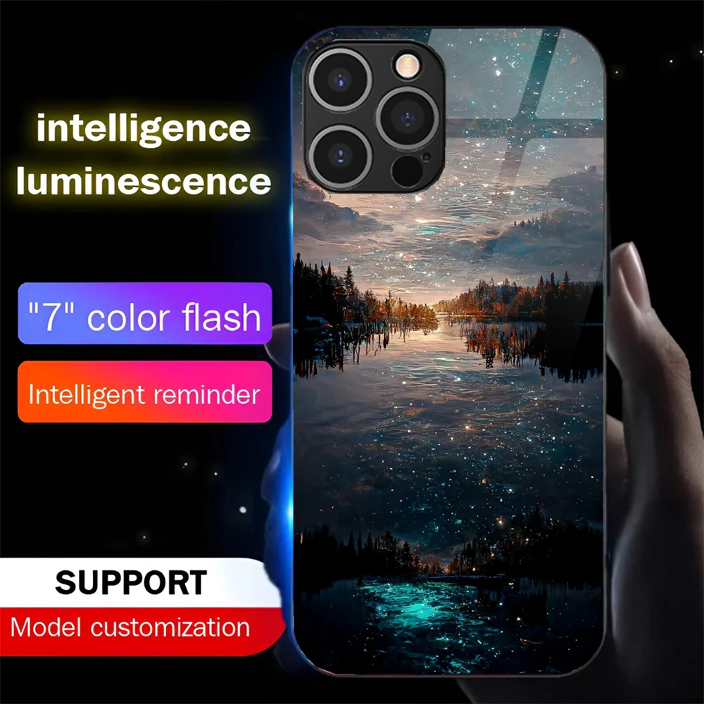 Nice Lunar Sea Beach Sound Control LED Flash Cases Luminous Glass Cover For Samsung S24 S23 S22 S21 S20 FE Note 10 20 Plus Ultra
Nice Lunar Sea Beach Sound Control LED Flash Cases Luminous Glass Cover For Samsung S24 S23 S22 S21 S20 FE Note 10 20 Plus Ultra