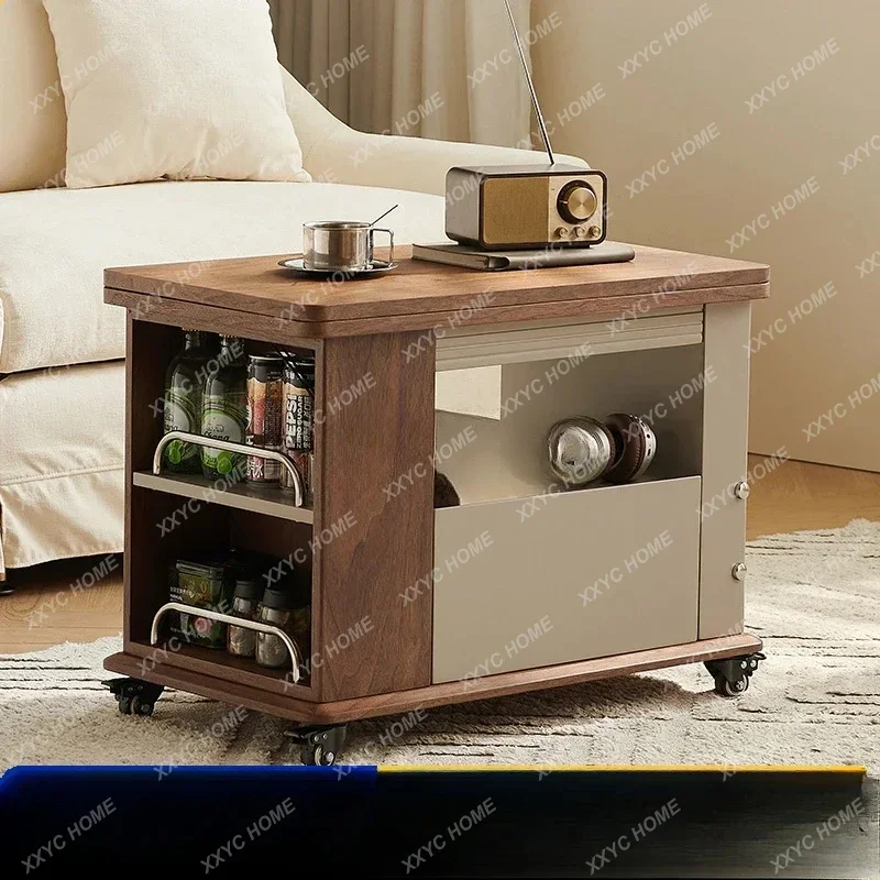 Y2 Wabi Sand Wind Movable Side Table Solid Wood Small Table Living Room Multifunctional Storage Cart Coffee Table
Y2 Wabi Sand Wind Movable Side Table Solid Wood Small Table Living Room Multifunctional Storage Cart Coffee Table
