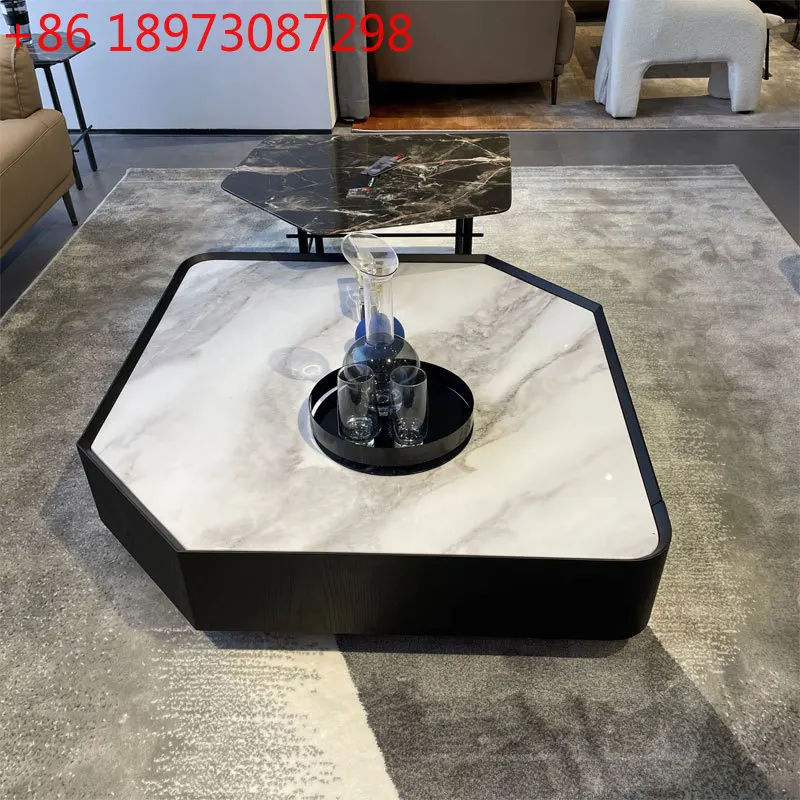 Чайный столик с двойным ящиком из натурального мрамора, высокая и низкая комбинация
Чайный столик с двойным ящиком из натурального мрамора, высокая и низкая комбинация