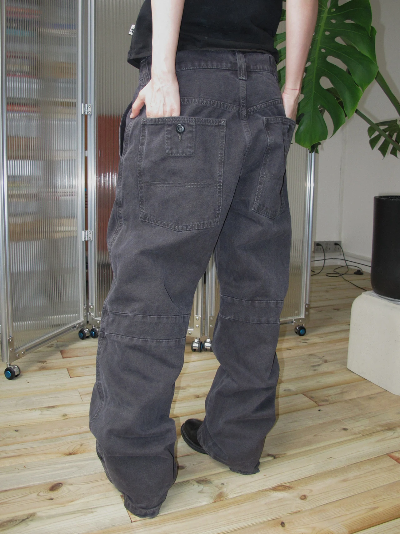 Bla Heavyweight Casual Pants for Women with Big kets Straight Leg Loose Fit Workwear Sle Cotton Material Embroidered
Bla Heavyweight Casual Pants for Women with Big kets Straight Leg Loose Fit Workwear Sle Cotton Material Embroidered