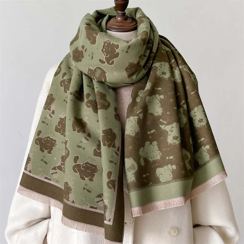 2024 Winter Scarf Luxury Double-sided Cashmere Scarves Women Winter Warm Shawl Wrap Printed Soft Blanket Holiday Gift
2024 Winter Scarf Luxury Double-sided Cashmere Scarves Women Winter Warm Shawl Wrap Printed Soft Blanket Holiday Gift