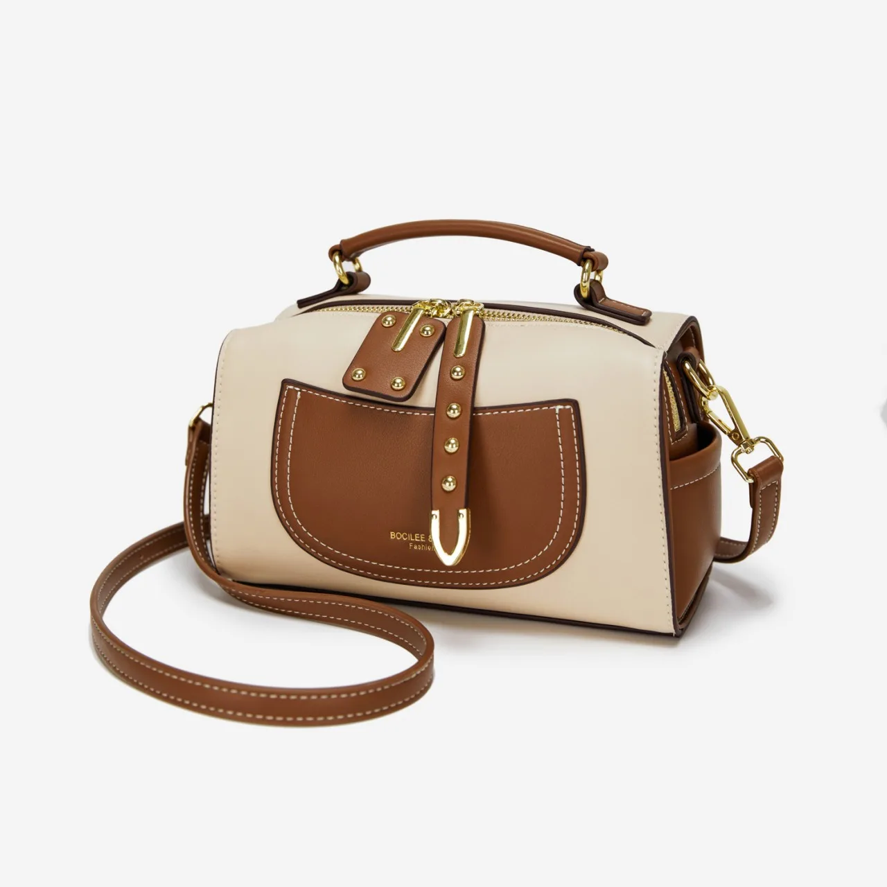 Handbags, European and American retro solid color textures, women's shoulder bags, versatile, casual temperament, cross-body bag
Handbags, European and American retro solid color textures, women's shoulder bags, versatile, casual temperament, cross-body bag