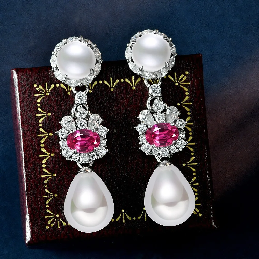 New European and American Fashion 1ct Egg Shaped Colored Earrings S925 Silver Niche Design Detachable Earrings Wedding Jewelry
New European and American Fashion 1ct Egg Shaped Colored Earrings S925 Silver Niche Design Detachable Earrings Wedding Jewelry