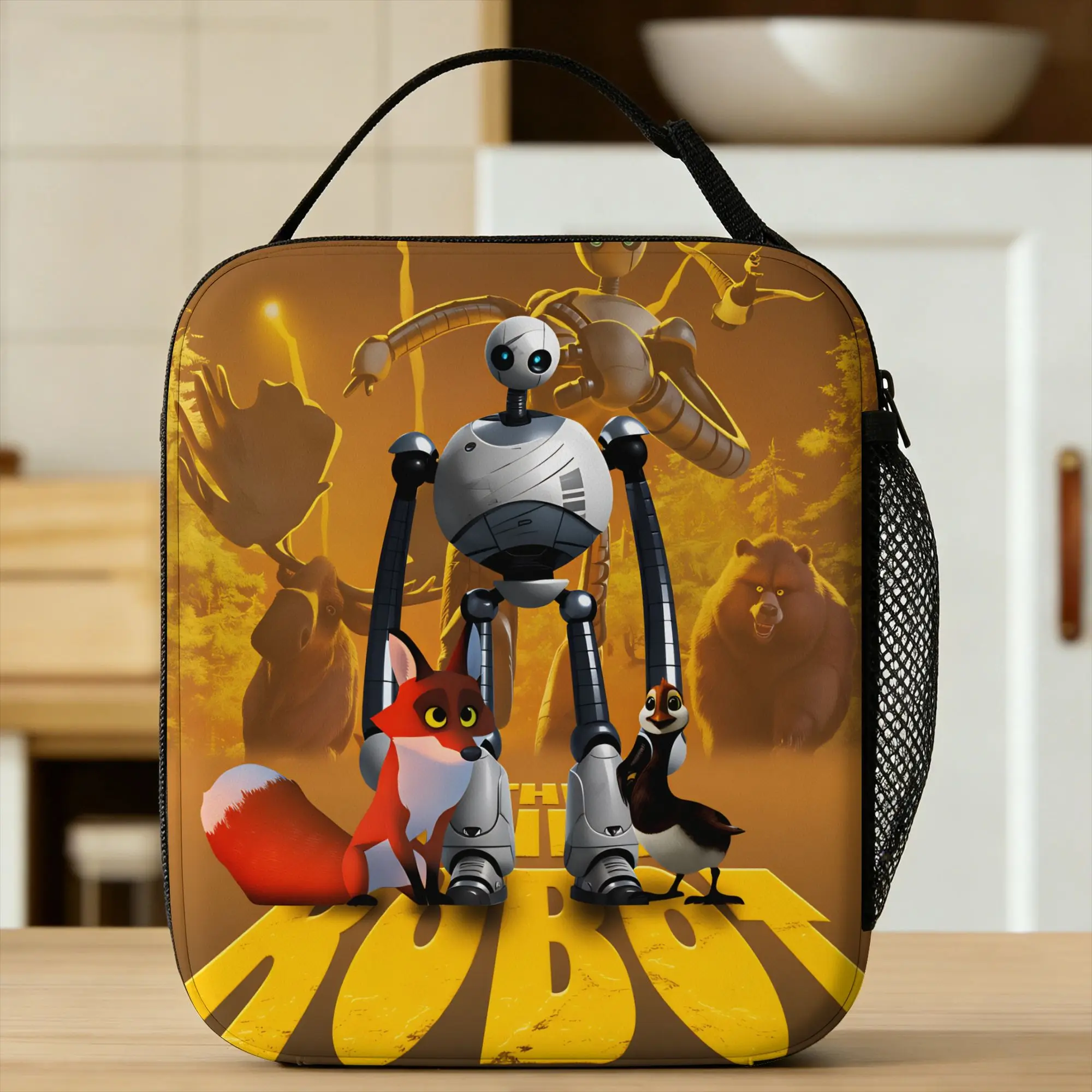 The Wild Robot Lunch Bag Casual Lunch Box For Men School Portable Zipper Cooler Bag Oxford Graphic Thermal Tote Handbags
The Wild Robot Lunch Bag Casual Lunch Box For Men School Portable Zipper Cooler Bag Oxford Graphic Thermal Tote Handbags