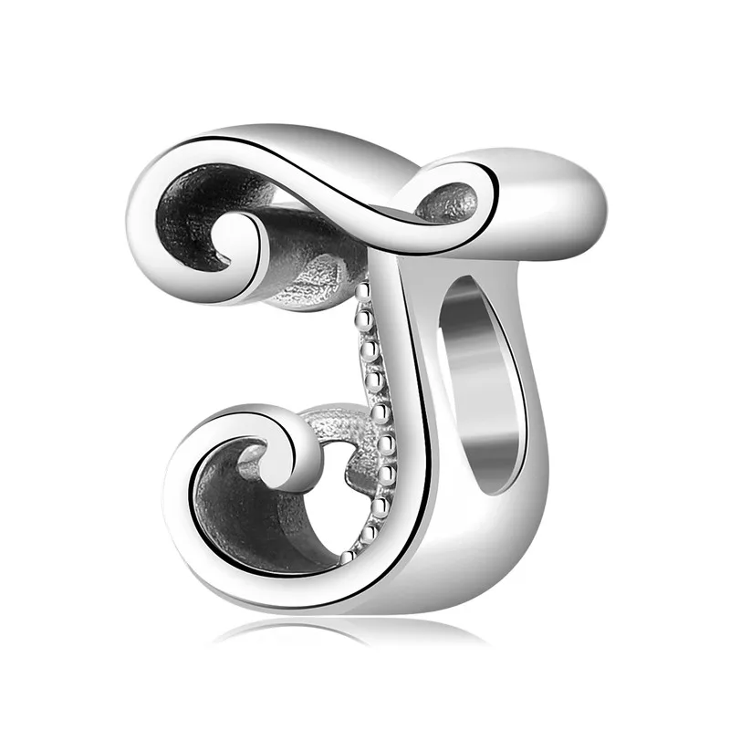925 Sterling Silver Letter J Plain Silver Pendant Charm Bead Fit Original Bracelet DIY Accessories
925 Sterling Silver Letter J Plain Silver Pendant Charm Bead Fit Original Bracelet DIY Accessories