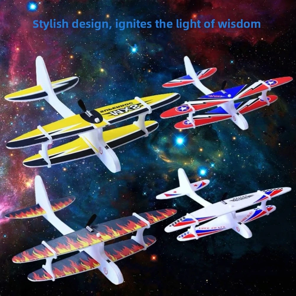 High Quality Ligthweight Children's Hand Throwing Aircraft Multistyles EVA Electric Foam Aircraft Airplane Glider Toy Model
High Quality Ligthweight Children's Hand Throwing Aircraft Multistyles EVA Electric Foam Aircraft Airplane Glider Toy Model