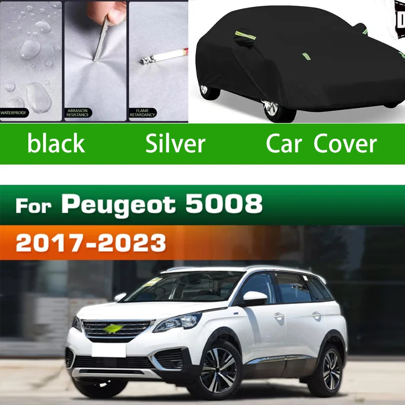 For Peugeot 5008 2017-2023 Outdoor Protection Full Car Covers Snow Cover Sunshade Waterproof Dustproof Exterior Car accessories
For Peugeot 5008 2017-2023 Outdoor Protection Full Car Covers Snow Cover Sunshade Waterproof Dustproof Exterior Car accessories