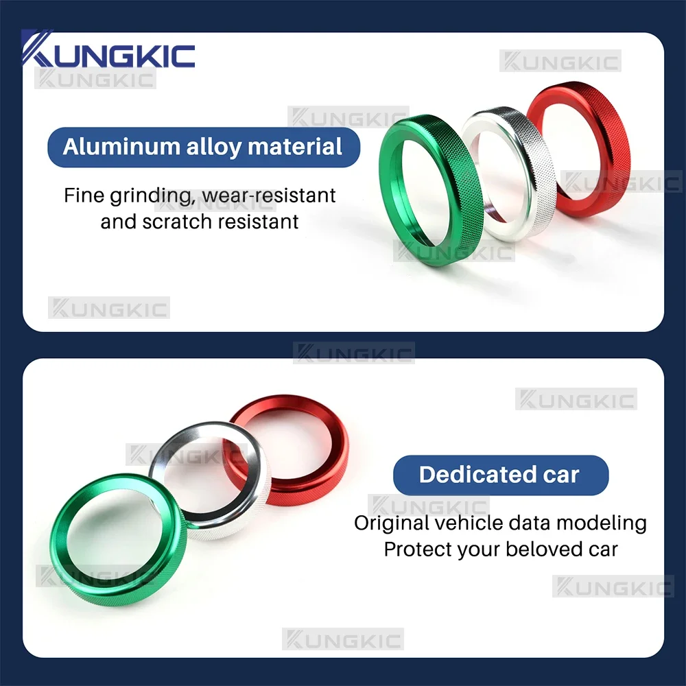For 2010 2011 2012 2013 2014 2015 2016 2017 2018 2019 2020 2021 Alfa Romeo Giulietta 940 Car AC knob Rings Tricolor Trim
For 2010 2011 2012 2013 2014 2015 2016 2017 2018 2019 2020 2021 Alfa Romeo Giulietta 940 Car AC knob Rings Tricolor Trim