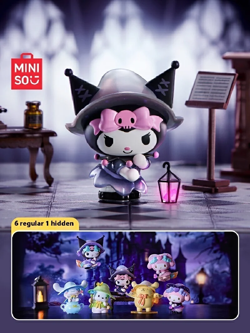 Miniso Miniso,Sanrio Kuromi Magic Story Series Surprise Blind Box Ornaments, Single Box Trendy Toy Ornaments, Cute And Childlike
Miniso Miniso,Sanrio Kuromi Magic Story Series Surprise Blind Box Ornaments, Single Box Trendy Toy Ornaments, Cute And Childlike