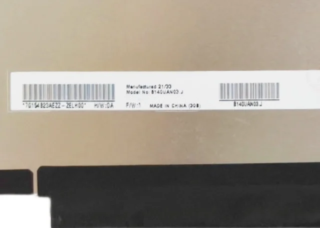 B140UAN03.J 14.0 inch 144Hz 1920x1200 Laptop LCD Screen Display Panel Matrix Replacement IPS
B140UAN03.J 14.0 inch 144Hz 1920x1200 Laptop LCD Screen Display Panel Matrix Replacement IPS