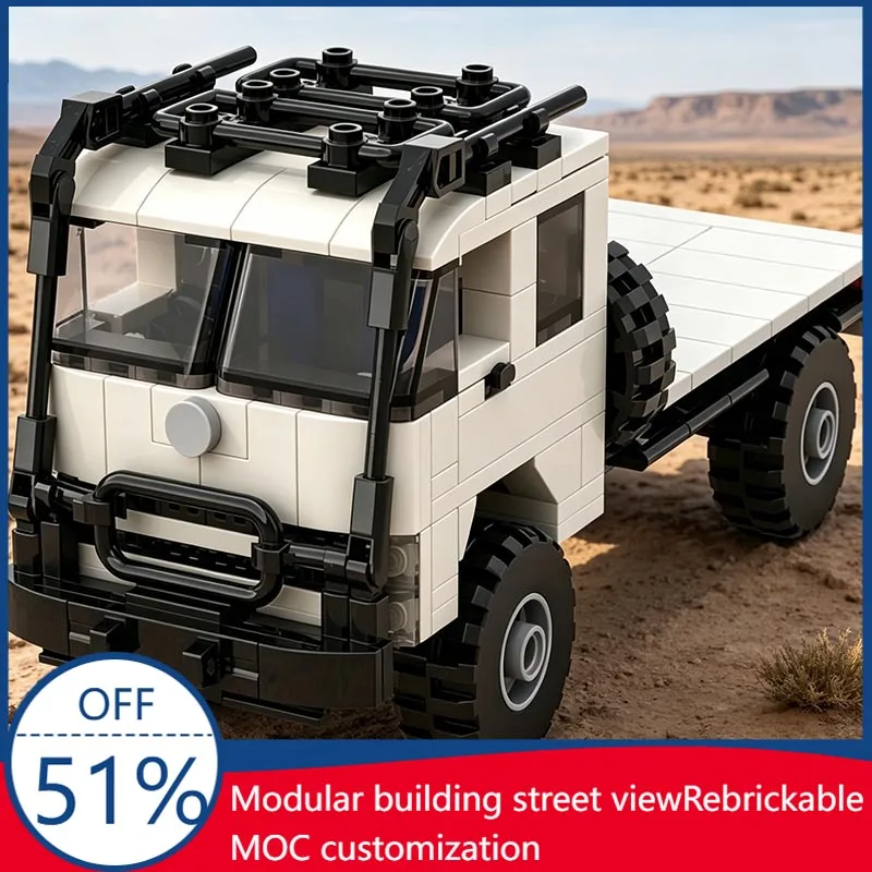 NEW 247pcs MOC Urban Traffic 4x4 Off Road Flatbed Truck Model Custom Building Blocks DIY Creative Educational Assembly Toy Gift
NEW 247pcs MOC Urban Traffic 4x4 Off Road Flatbed Truck Model Custom Building Blocks DIY Creative Educational Assembly Toy Gift