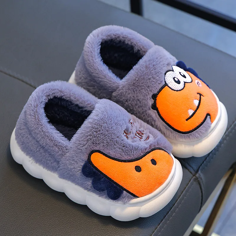 Cotton Shoes Children Winter Solid Color Cotton Slippers Boys Soft Thick Soles Home Girls Plush Cartoon Dinosaurs Indoor Warm
Cotton Shoes Children Winter Solid Color Cotton Slippers Boys Soft Thick Soles Home Girls Plush Cartoon Dinosaurs Indoor Warm