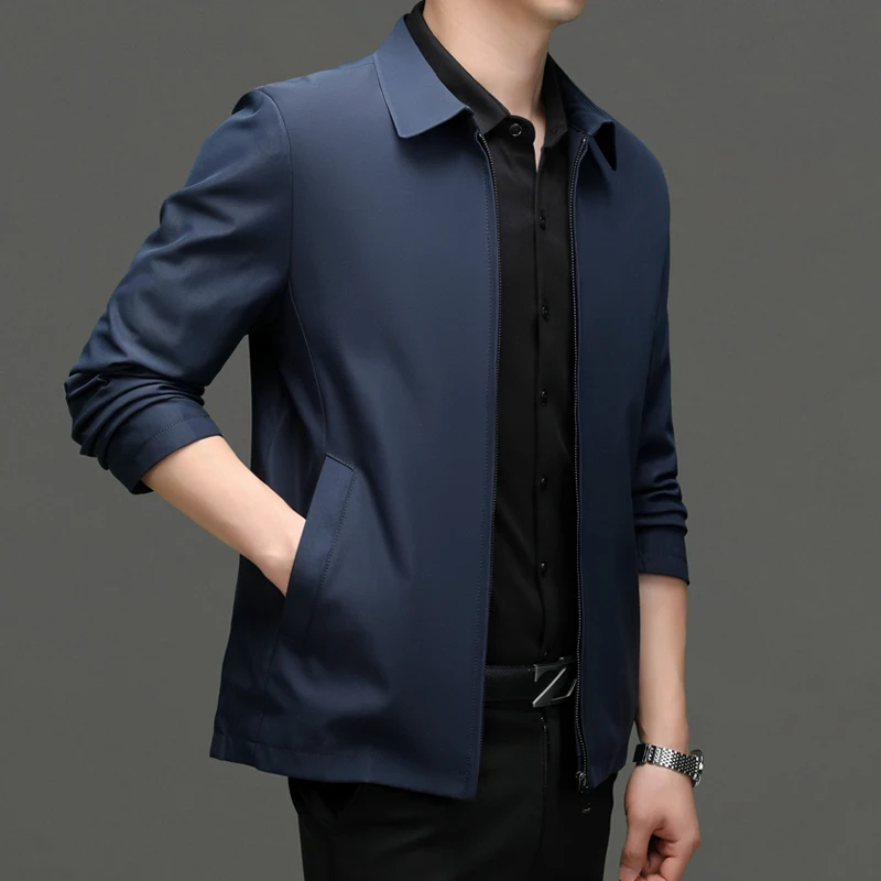 Fashion Men's Casual Jacket Spring Autumn New Solid Color Business Jacket Male Suit Coat High Quality Men Clothing Outwear
Fashion Men's Casual Jacket Spring Autumn New Solid Color Business Jacket Male Suit Coat High Quality Men Clothing Outwear